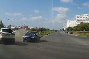 ДТП в Набережных Челнах: Ford Focus и Nissan Qashqai