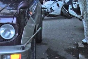 Угнал мотоцикл и устроил погром во дворе