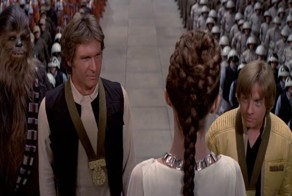 Финальная сцена "Новая надежда" без музыки Джона Уильямса