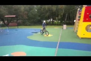 Начинающий велосипедист