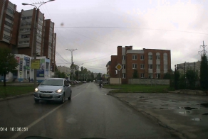 Как по главной ехал