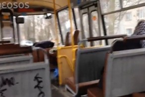 Безумная бабка в автобусе