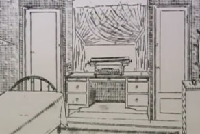 Мужчина с ДЦП рисует невероятные картины на печатной машинке