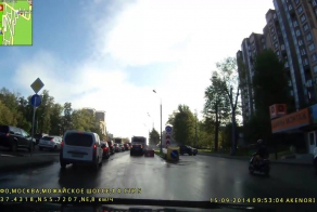 Нападение Матиза на Паджеро