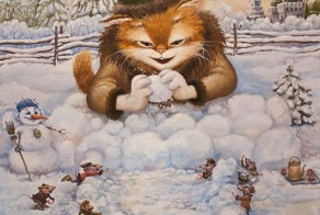 Сказочные коты Александра Маскаева 