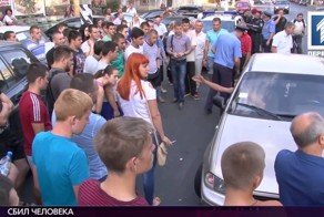 Сбил пенсионера и хотел скрыться