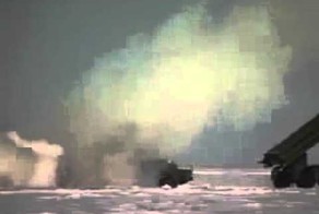 Залп РСЗО Смерч 