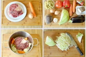 Украинская кухня. Гетманский борщ