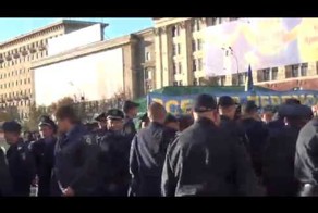 Харьков Нападение Правого Сектора на Митинг Антимайдана!
