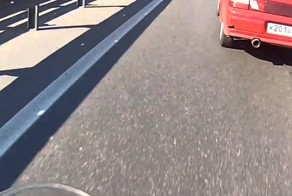 Авария мотоцикла с авто