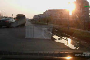 Авария с переворотом в Омске