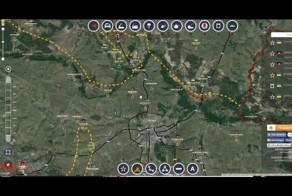 Обзор карты боевых действий 23.09.14 в 18:00