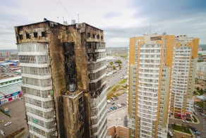 Пожар в красноярской высотке