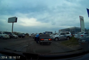 Конфликт с мужчиной в форме