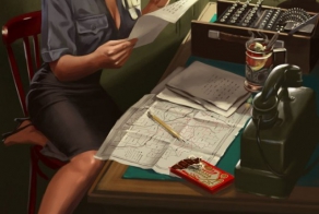 Эротические рисунки в стиле пин-ап. Таким Советский Союз ты точно еще не видел!