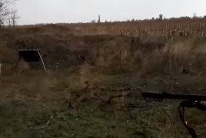 Мужик расстрелял плазму. Творческая инсталляция