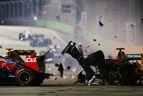 Аварии лучших пилотов F1