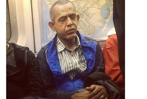 обама в метро