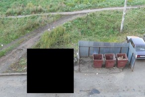 Коварные мусорщики мстят за неправильную парковку (фото)