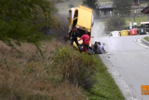 Серьезная авария на ралли