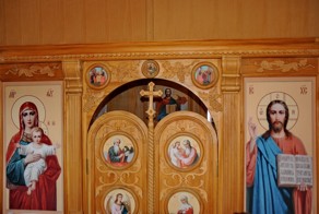 Часовня на корабле  барка  Крузенштерна ("Падуя")