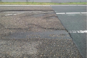 Стык дорог на границе Бельгии и Германии