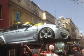 Разбитые BMW M3 со съемок фильма "Миссия невыполнима"