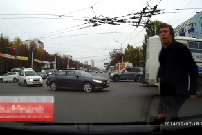 Дорожный конфликт в Уфе