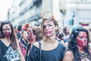 Зомби-моб 2014 в Турине