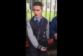 Школьник  блестяще зачитал фристайл