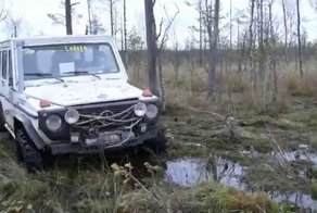 Mercedes Gelandewagen в болоте на 35 Simex 
