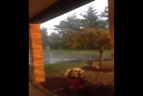 Чуть не ударила молния