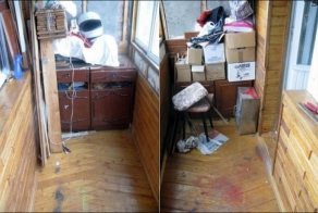 Превращаем захламленный балкон в кабинет