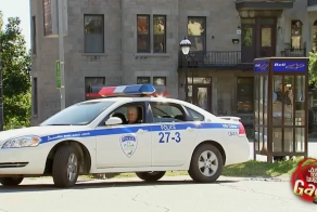 Угон  полицейского автомобиля!