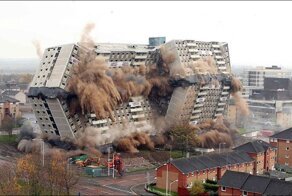 Снос домов взрывом