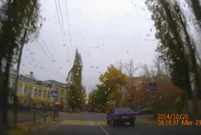 Попытка спасти собаку, и лобовое столкновение