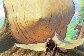 Охотник собрался на охоту в тайгу