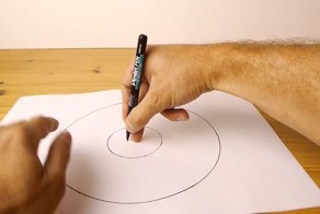 Рисуем идеальный круг без использования циркуля 