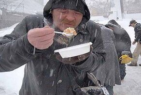 Бездомные замерзают