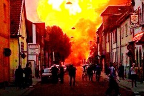 Взрыв на газотранспортной магистрали «Газпрома» в Германии