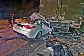 Подборка аварий и ДТП от Леонид за 25.10.2014