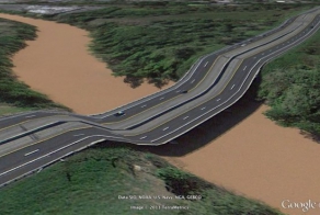 33 фотографии из Google Earth, противоречащие здравому смыслу