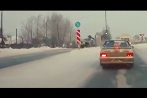 Дрифт на лесовозе