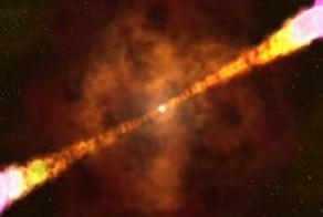 Черная дыра подавилась звездой