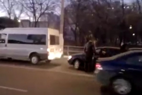 Пьяный пограничник против гостей столицы