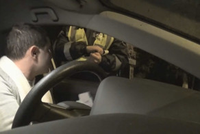 Водитель обламал взяточников ГАИ!