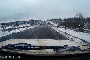 Занос на мосту