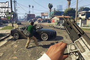 Grand Theft Auto 5 от первого лица