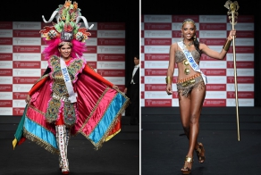 Национальные костюмы на конкурсе красоты Miss International