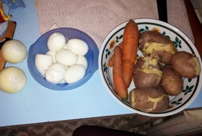 Селедка под шубой с яблоками